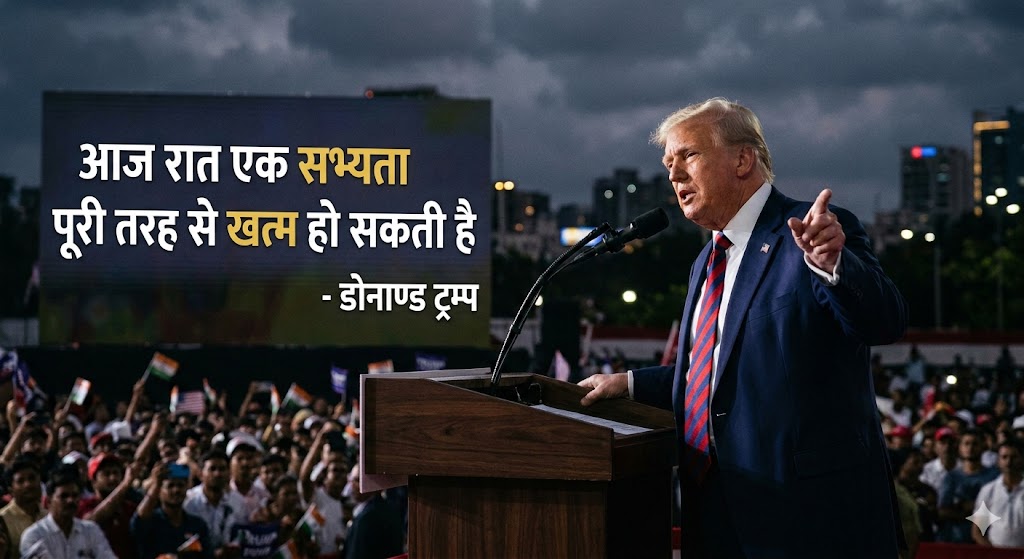 “A Whole Civilization May Die Tonight” — Donald Trump’s Shocking Statement